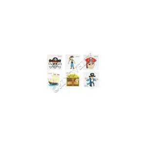  Lot Of 144 Pirate Temporary Tattoos Party Favors