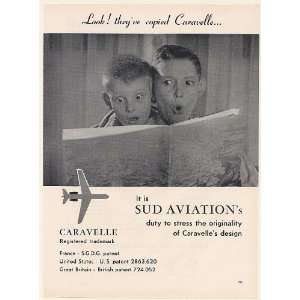  1960 Sud Aviation Caravelle Aircraft Design Originality 