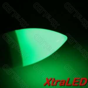  110VAC E12 C7 / C9 5 LEDs Bulb   Green
