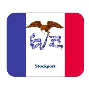 US State Flag   Stockport, Iowa (IA) Mouse Pad Everything 