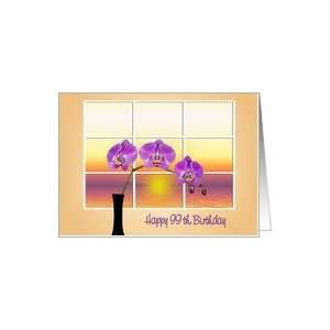  orchid birthday 99 Card Toys & Games