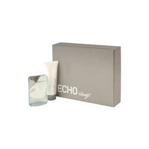 Echo Cologne by Davidoff Gift Set for Men 50ml Eau De Toilette 75ml 