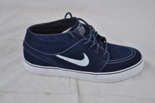 NIKE ZOOM STEFAN JANOSKI SB 443095 400 CITY NAVY WHITE (#8742) size 8 