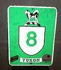 Old Yukon Canada Route Highway 8 Graphic Husky Motor Oi