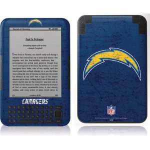  San Diego Chargers Distressed skin for  Kindle 3 