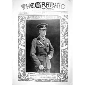    1917 PRINCE WALES WILLIAM REDMOND WAR GRAVE PELTIER