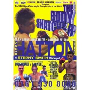  Ricky vs Stephy Smith Hatton by Unknown 11x17