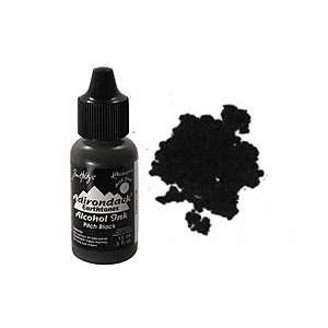  Adirondack Pitch Black Alcohol Ink 15ml Supplys Arts 