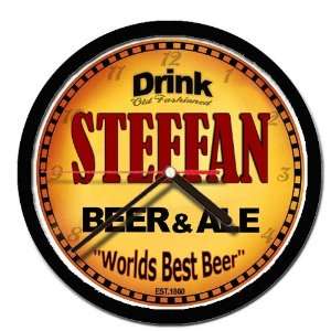  STEFFAN beer and ale cerveza wall clock 