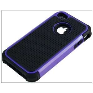   Armor Impact Combo Hard Soft Gel Silicone Rubber Case f iPhone 4G 4S 4