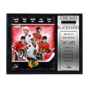    Chicago Blackhawks 12x15 StatIstic Plaque