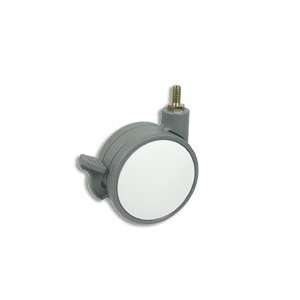 Cool Casters   Grey Caster with White Finish   Item #400 75 GY WH TS 