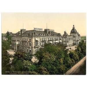  Photochrom Reprint of Hotel Kaiserhof and Augusta Victoria 