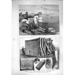  1877 Marble Tower Castle Towers Gun Shoeburyness