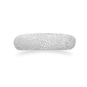  Sterling Silver Stardust Finish Toe Ring Jewelry