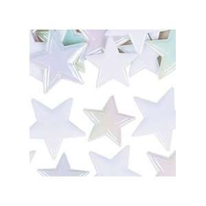  Iridescent White Star Table Sprinkles 60ct Toys & Games