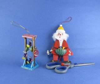 Christmas Tree Ornaments Ferris Wheel Carpenter Santa  