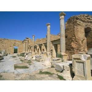  Severan Forum, Leptis Magna, UNESCO World Heritage Site 
