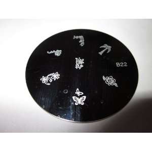  Stamping Nail Art Image Plate   B22 Beauty