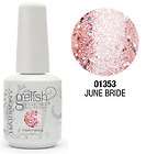 Nail Harmony Gelish Soak Off Gel June Bride (Holographic Light Pink 
