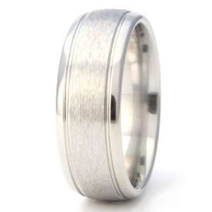  New 8mm Stainless Steel Mens Wedding Ring Rumors Jewelry 