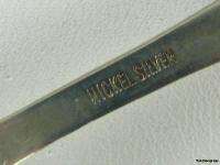 We guarantee this spoon to be Nickle Silver as stamped . This item is 