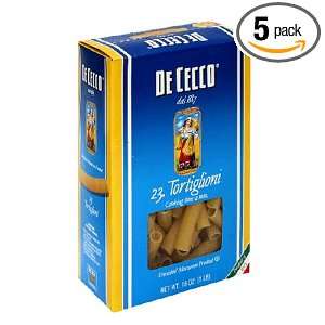 De Cecco Tortiglioni, 16 Ounce Boxes (Pack of 5)  Grocery 