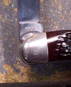 CASE XX USA 6380 1973 SPLIT BACKSPRING WHITTLER REDBONE KNIFE, MINT 