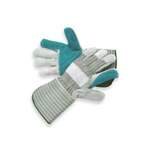 Radnor Large Premium Select Double Leather Palm Gloves With Gauntlet 