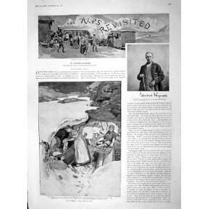  1894 Alps Randa Railway Rothschild Theodule Zermatt