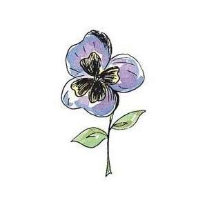  Pansy Sprig   Rubber Stamps