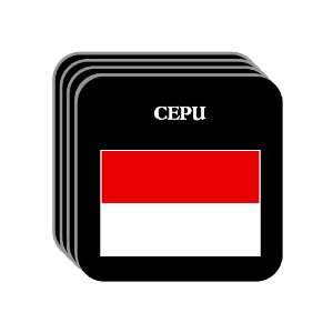 Indonesia   CEPU Set of 4 Mini Mousepad Coasters 