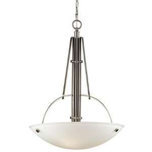  Orb Contemporary Satin Nickel Pendant Light