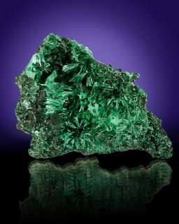 NEW Superb 4.1Green FIBROUS SILKY MALACHITE Crystals  