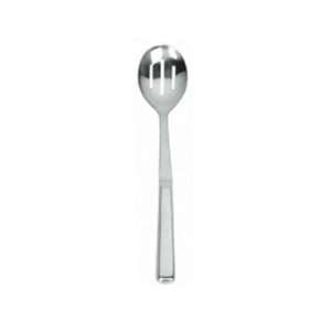 Serving Spoon, 12 Oa Length, Slotted, One Piece Construction, Finger 