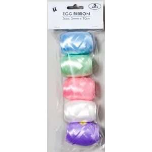  5pk Easter Egg Ribbon Pastel Colors Arts, Crafts & Sewing