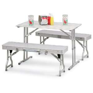  Guide Gear Portable Picnic Table with Benches Sports 