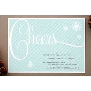  Cheers Holiday Party Invitations by Paper Dahlia 