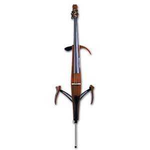  Yamaha SVC 200 Silent Brown 4/4 Cello Musical Instruments