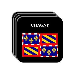 Bourgogne (Burgundy)   CHAGNY Set of 4 Mini Mousepad 