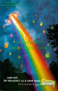 Sour Skittles Taste the Rainbow 1 Lightning Bolt #2 Ad  