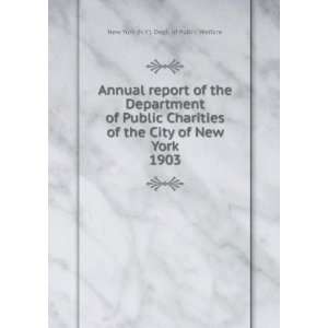  Annual report of the Department of Public Charities of the 