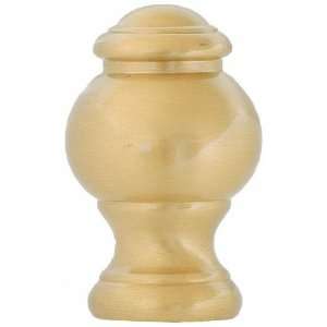   Co. FN37 SB12, Decorative Finial, Satin Brass Knob