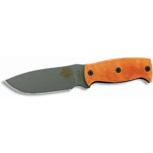  Ontario Ranger Bush Series Afghan Knife 5 Blade, Orange 