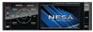 Single DIN In Dash AV NESA NSD 367T w/ DVD USB SD TV  