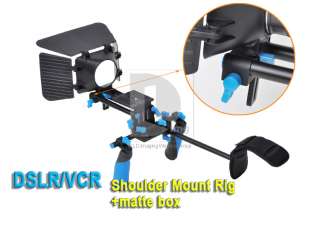   Rig Movie Kit Shoulder Mount with Matte Box For Camera DV HD Camcorder