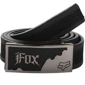  Fox Racing Oxford Leather Belt   40 42/Black Automotive