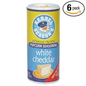 Kernel Seasons White Cheddar Popcorn Seasoning, 2.85 Ounce Jars (Pack 
