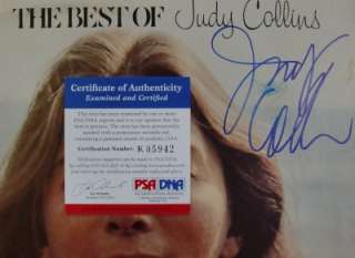 Judy Collins Signed Best of Record Album PSA/DNA  