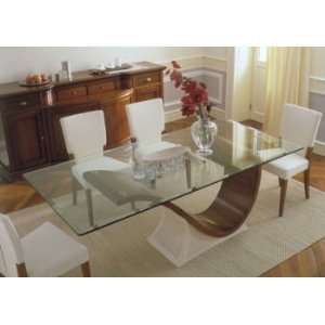  Rossetto Windsor Glass Dining Table